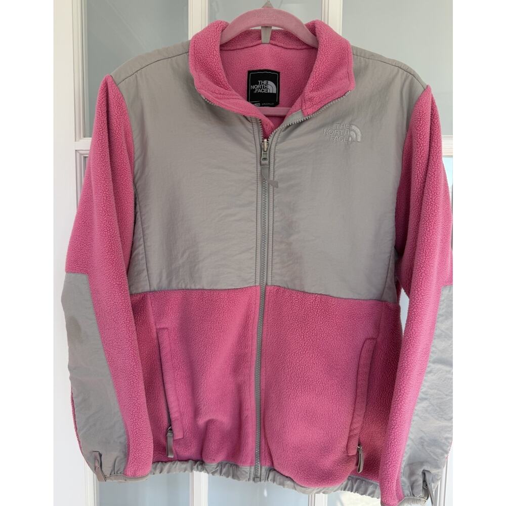 Girl's The North Face Jacket  Denali Fleece Full Zip Jacket, Pink, XL